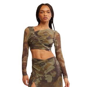 Free People SuperNova Long Sleeve Top - Size Small